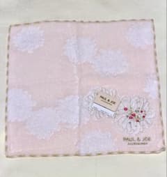 《新品》PAUL & JOE ACCESSOIRES タオルハンカチ ピンクのサムネイル