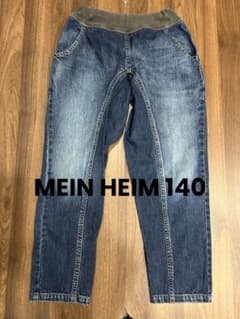 美品⭐︎MEIN HEIM マインハイム　デニム　140のサムネイル