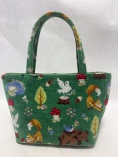 フェイラー 鳩居堂 インザフォレストピジョン トートバッグ ペール