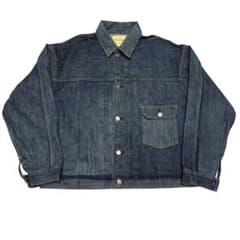 美品 セブンバイセブン 1st デニムジャケット Tバック シンチバック M 美品 セブンバイセブン 1st デニムジャケット Tバック シンチバック M