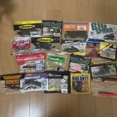 バス釣り用ワーム大量まとめ売り18個セット - メルカリ