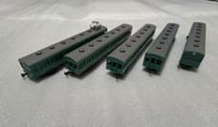 KATONゲージ　103系　エメラルドグリーン5両　非冷房　(ジャンク品)のサムネイル