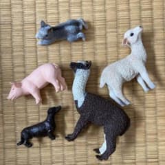 動物　ミニチュア　フィギュアのサムネイル