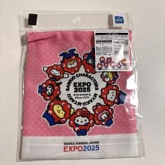 新品未開封　サンリオ　なりきり　ミャクミャク　コラボ　巾着