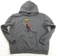 希少◎Coach×Basquiat コーチ×バスキアコラボパーカー グレー 刺繍 