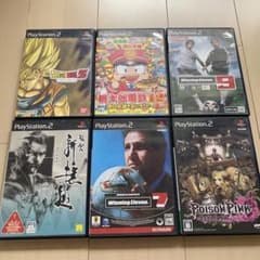 PS2 소프트 6 개 세트 정리 판매