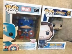 Funko POP! Marvel キャプテン・アメリカ & バッキー・バーンズ - メルカリ