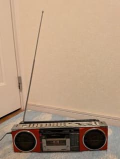 SANYO ラジカセ MR-U4SL 赤 レッド 昭和レトロ 動作品 - メルカリ