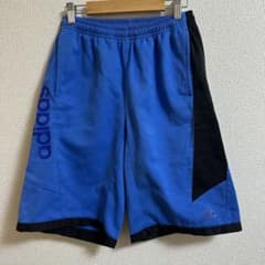 adidas ハーフパンツ 青黒 160のサムネイル