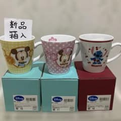 디즈니 시리즈 머그컵 미키 미니 스티치