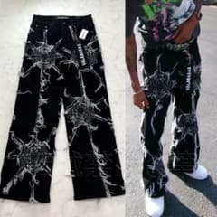 バラバサス Valabasas Archane Baggy Black 新品30 - メルカリ
