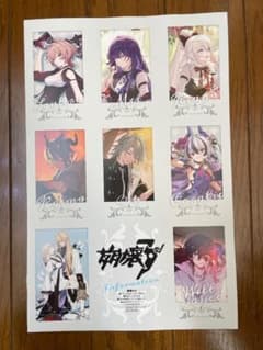 アニメディア　4月号　特典　崩壊3rd スペシャルフォトカードのサムネイル