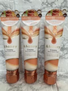 & honey アンドハニー クリーミーモイスト ハンドクリーム 50g 3点 & honey アンドハニー クリーミーモイスト ハンドクリーム 50g 9点