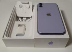 ★超美品★ iPhone 11 64GB パープル MWLX2J/Aのサムネイル