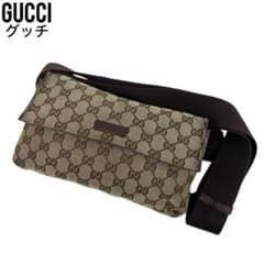 GUCCI グッチ ウエストポーチ　GGキャンバス　ボディバッグ　146304 楽天市場】グッチ GGキャンバス（ボディバッグ・ウエストポーチ バッグ