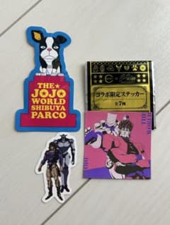 조조 스시로 콜라보 스티커 JOJO WORLD A상