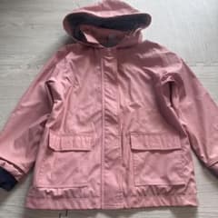 PETIT BATEAU フード付きピンクジャケット 116cmのサムネイル