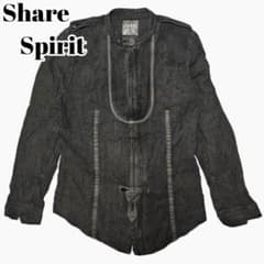 Share Spirit タブルジップシャツジャケット Share Spirit タブルジップシャツジャケット - メルカリ