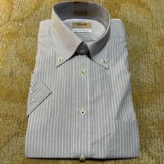 新品 Marelli 半袖ワイシャツ M(39) ストライプのサムネイル