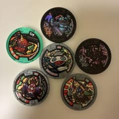 妖怪ウォッチ メダル 6枚セットのサムネイル