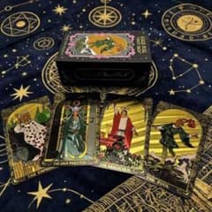タロットカード 占い 78枚 ゴールドフォイル仕様 マグネット箱付き　新品のサムネイル