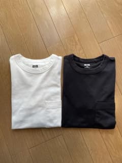 UNIQLO U クルーネックTシャツ 2枚セット 150cmのサムネイル