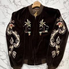 H*K様 入手困難✨テーラー東洋 スカジャン 別珍 リバーシブル ベロア 龍　フ H*K様 入手困難✨テーラー東洋 スカジャン 別珍 リバーシブル ベロア