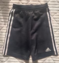 adidas アディダス ハーフパンツ キッズ ブラックジャージ120のサムネイル