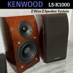 KENWOOD LS-K1000 スピーカーペア 2ウェイ バスレフ ケンウッド - メルカリ