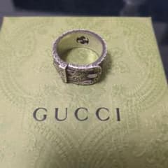 GUCCI ガーデン アラベスク ベルトモチーフ リング SV925 21号 GUCCI ガーデン アラベスク ベルトモチーフ リング SV925 21号 - メルカリ