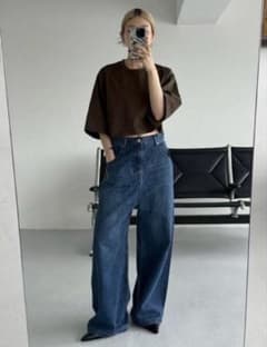 RIM.ARK Middle Straight denim サイズ38 ブルー