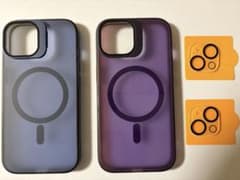 iPhone15ケース2個セット レンズ保護スタンド一体型 MagSafe対応のサムネイル