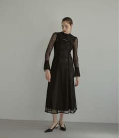 ANDRESD back open geometric dress - メルカリ