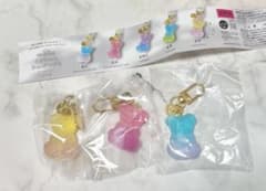 くまちゃんシュガーグミ キーホルダー 3点のサムネイル