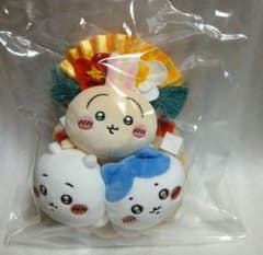 ちいかわ　お正月　しめ縄なぬいぐるみ　ちいかわ　ハチワレ　うさぎ