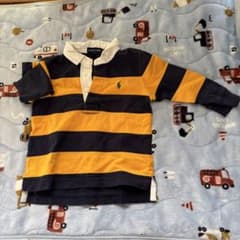 Ralph Lauren ポロシャツ 90 ネイビー/イエローのサムネイル
