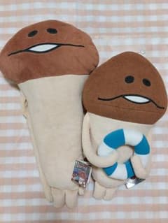 なめこ　ぬいぐるみ　2体セットのサムネイル