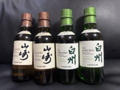 サントリー 山崎 白州 シングルモルトウイスキー 4本セット - メルカリ