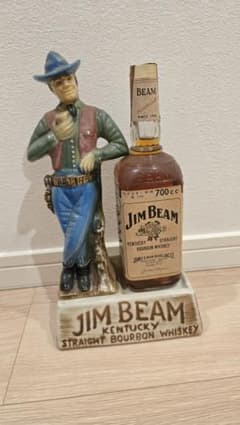 n*i様 Jim Beam 1970s ヴィンテージ品 カウボーイ陶器 ウイスキのサムネイル