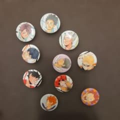 ハイキュー 缶バッジ 10点セットのサムネイル