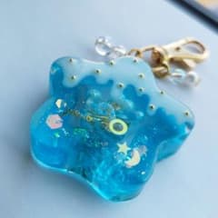 天使界隈兎ラムネ ハンドメイド シャカシャカキーホルダー シェイカー