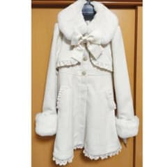 新品 NOEMIE ノエミー お嬢さんワッフルフレアコート 白 Mサイズ