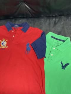 Polo Ralph LaurenとAmerican Eagle ポロシャツ2点のサムネイル