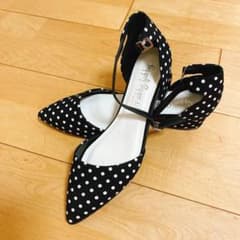 ☆新品☆ 水玉　ドット　ストラップ　ヒールのサムネイル