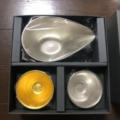 能作　片口（小）ぐい呑み2種セットのサムネイル
