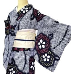 専用Y3423◆美品 有松鳴海絞り 綿 居敷当て付 手縫い 高級浴衣 A94有松鳴海絞り 高級浴衣 花 綿 肩当居敷当て付き 美品 - メルカリ