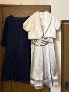 パーティドレス 2着　ファーボレロセットのサムネイル
