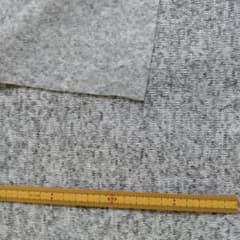 裏起毛ニット生地 グレー 杢のサムネイル