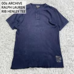 00s ARCHIVE Ralph Lauren Rib Henley Tee - メルカリ