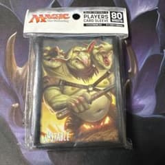 【MTG】プレイヤーズカードスリーブ 『アンステイブル』三頭ゴブリンのサムネイル